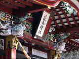 花尾神社　拝殿の彫刻