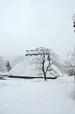 美山の冬風景